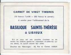 Carnet  De 20 Timbres - Autres & Non Classés