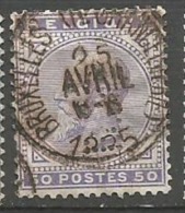 41  Obl  BXL (Chancellerie)  (+100)  Perforé - 1883 Leopoldo II