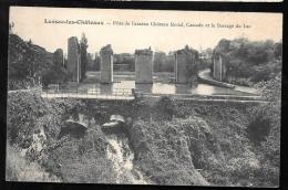 Lussac-les-Chateaux, Piles De L'ancien Château Féodal, Cascade Et Le Barrage Du Lac   Han25 - Lussac Les Chateaux