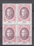 Turkije 1996 Mi Nr  3076 Blok Van 4 President Kemal Atatürk Postfris - Unused Stamps