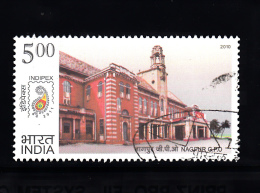 INDIA, 2010, FINE USED, First Day Cancelled, Postal Heritage Buildings, Architecture,  1 V - Gebruikt