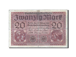 Billet, Allemagne, 20 Mark, 1917-1918, 1918-02-20, KM:57, TB - 20 Mark