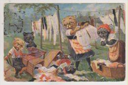 Arthur Thiele.Cats Washing Day.TSN Nr.1602(6 Dess) - Thiele, Arthur