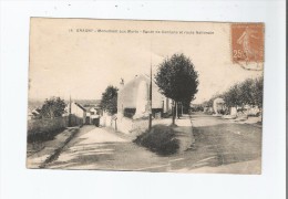 ERAGNY 14 MONUMENT AUX MORTS ROUTE DE CONFLANS ET ROUTE NATIONALE - Eragny