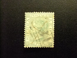 SIERRA LEONE 1883 Yvert Nº 19 º FU - VICTORIA - SG Nº 27 º FU - Sierra Leona (...-1960)