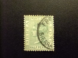 SIERRA LEONE 1883 Yvert Nº 19 º FU - VICTORIA - SG Nº 27 º FU - Sierra Leone (...-1960)