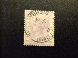 SIERRA LEONE 1883 Yvert Nº 21 º FU - VICTORIA - SG Nº 29 º FU - Sierra Leone (...-1960)