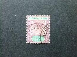SIERRA LEONE 1897 Yvert Nº 31 º FU - VICTORIA - SG Nº 41 º FU - Sierra Leone (...-1960)