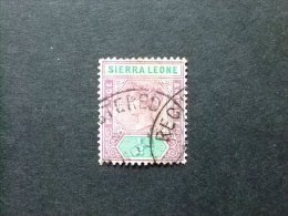 SIERRA LEONE 1897 Yvert Nº 31 º FU - VICTORIA - SG Nº 41 º FU - Sierra Leona (...-1960)