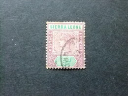 SIERRA LEONE 1897 Yvert Nº 31 º FU - VICTORIA - SG Nº 41 º FU - Sierra Leone (...-1960)