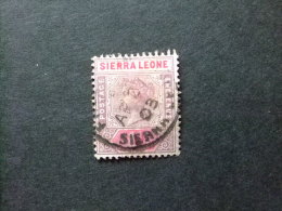 SIERRA LEONE 1897 Yvert Nº 32 º FU - VICTORIA - SG Nº 42 º FU - Sierra Leone (...-1960)