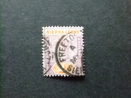 SIERRA LEONE 1897 Yvert Nº 34 º FU - VICTORIA - SG Nº 44 º FU - Sierra Leone (...-1960)