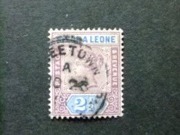 SIERRA LEONE 1897 Yvert Nº 35 º FU - VICTORIA - SG Nº 45 º FU - Sierra Leone (...-1960)