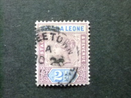 SIERRA LEONE 1897 Yvert Nº 35 º FU - VICTORIA - SG Nº 45 º FU - Sierra Leona (...-1960)