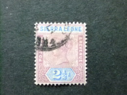 SIERRA LEONE 1897 Yvert Nº 35 º FU - VICTORIA - SG Nº 45 º FU - Sierra Leona (...-1960)