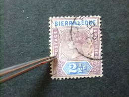 SIERRA LEONE 1897 Yvert Nº 35 º FU - VICTORIA - SG Nº 45 º FU - Sierra Leona (...-1960)