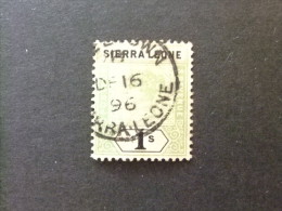 SIERRA LEONE 1897 Yvert Nº 40 º FU - VICTORIA - SG Nº 50 º FU - Sierra Leona (...-1960)