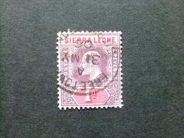 SIERRA LEONE 1903 Yvert Nº 50 º FU - EDOUARD VII - SG Nº 74 º FU - Sierra Leone (...-1960)
