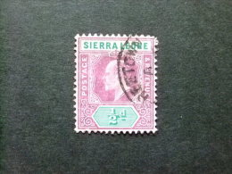 SIERRA LEONE 1904 Yvert Nº 62 º FU - EDOUARD VII - SG Nº 86 º FU - Sierra Leone (...-1960)