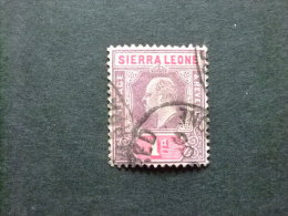 SIERRA LEONE 1904 Yvert Nº 63 º FU - EDOUARD VII - SG Nº 87 º FU - Sierra Leone (...-1960)