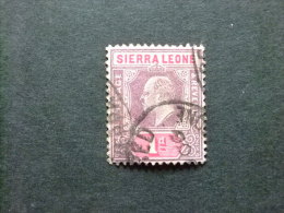 SIERRA LEONE 1904 Yvert Nº 63 º FU - EDOUARD VII - SG Nº 87 º FU - Sierra Leona (...-1960)