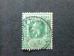 SIERRA LEONE 1912 Yvert Nº 89 º FU - GEORGE V - SG Nº 103 º FU - Sierra Leone (...-1960)