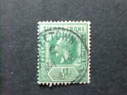 SIERRA LEONE 1912 Yvert Nº 89 º FU - GEORGE V - SG Nº 103 º FU - Sierra Leona (...-1960)