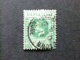 SIERRA LEONE 1912 GEORGE V  Yvert 89 FU  SG 103 FU - Sierra Leone (...-1960)
