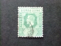 SIERRA LEONE 1912 GEORGE V Yvert 89 FU SG 103 FU - Sierra Leone (...-1960)