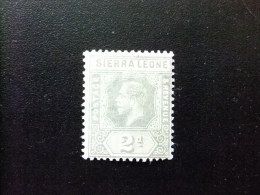 SIERRA LEONE 1912 Yvert Nº 92 * MH - GEORGE V - SG Nº 115 * MH - Sierra Leona (...-1960)