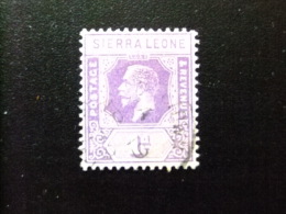 SIERRA LEONE 1921 Yvert Nº 109 º FU - GEORGE V - SG Nº 132 º FU - Sierra Leone (...-1960)