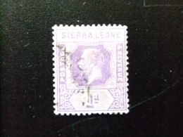 SIERRA LEONE 1921 Yvert Nº 109 º FU - GEORGE V - SG Nº 132 º FU - Sierra Leone (...-1960)