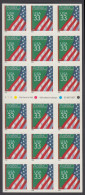 !a! USA Sc# 3283a MNH BOOKLET(20) - Flag And Chalkboard - 3. 1981-...