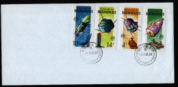 A3808) Burundi FDC Space Weltraum 3.7.65 - Usados