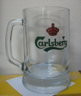 AC - CARLSBERG DANISH BEER GLASS MUG FROM TURKEY - Cerveza