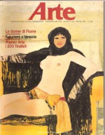 ARTE  MENSILE DI ARTE CULTURA INFORMAZIONE  N°163  MAGGIO 1986 - Art, Design, Décoration