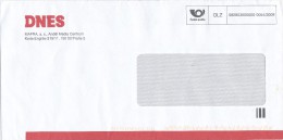 K7208 - Czech Rep. (201x) Media Agency MAFRA; Czech Post (logo), "OLZ" (shipment Type), Contract Number - Year 2008 - Lettres & Documents