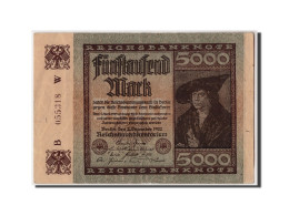 Billet, Allemagne, 5000 Mark, 1922, 1922-12-02, KM:81a, TTB+ - 5.000 Mark