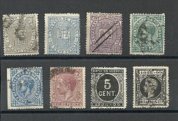 AÑO 1874/98 - ED. 142 * RESTO USADOS - Used Stamps