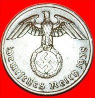 § SWASTIKA: GERMANY ★ 2 PFENNIG 1938A! LOW START★NO RESERVE! Third Reich (1933-1945) - 2 Reichspfennig