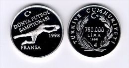 AC - 1998 FIFA WORLD CUP FRANCE - FOOTBALL CHAMPIONSHIP, - TURKEY PROOF UNC - Türkei