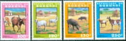 Burundi COB 1035/8 Huisdieren-Annimeaux Domestique 1993 MNH - Nuevos