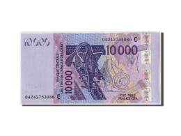 Billet, West African States, 10,000 Francs, 2003, Undated, KM:318Cb, NEUF - Burkina Faso