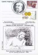 38861- EMIL RACOVITA, CARICATURE OF EMILE DANCO, POLAR EXPLORER, SPECIAL POSTCARD, 2005, ROMANIA - Polar Explorers & Famous People