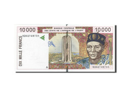 Billet, West African States, 10,000 Francs, 1992, 1992, KM:114Aa, NEUF - États D'Afrique De L'Ouest