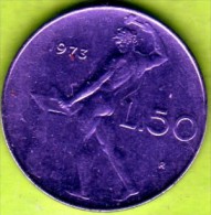 1973 Italia - 50 L. (circolata) - 50 Lire