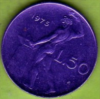 1975 Italia - 50 L. (circolata) - 50 Lire