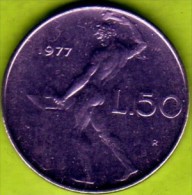 1977 Italia - 50 L. (circolata) - 50 Lire