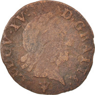 Monnaie, France, Louis XV, Liard à La Vieille Tête, Liard, 1770, Reims, TB - 1715-1774 Luis XV El Bien Amado