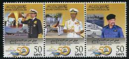 BRUNEI 2015 - Golden Jubilée De La Marine Royale - 3 Val Neufs // Mnh - Brunei (1984-...)